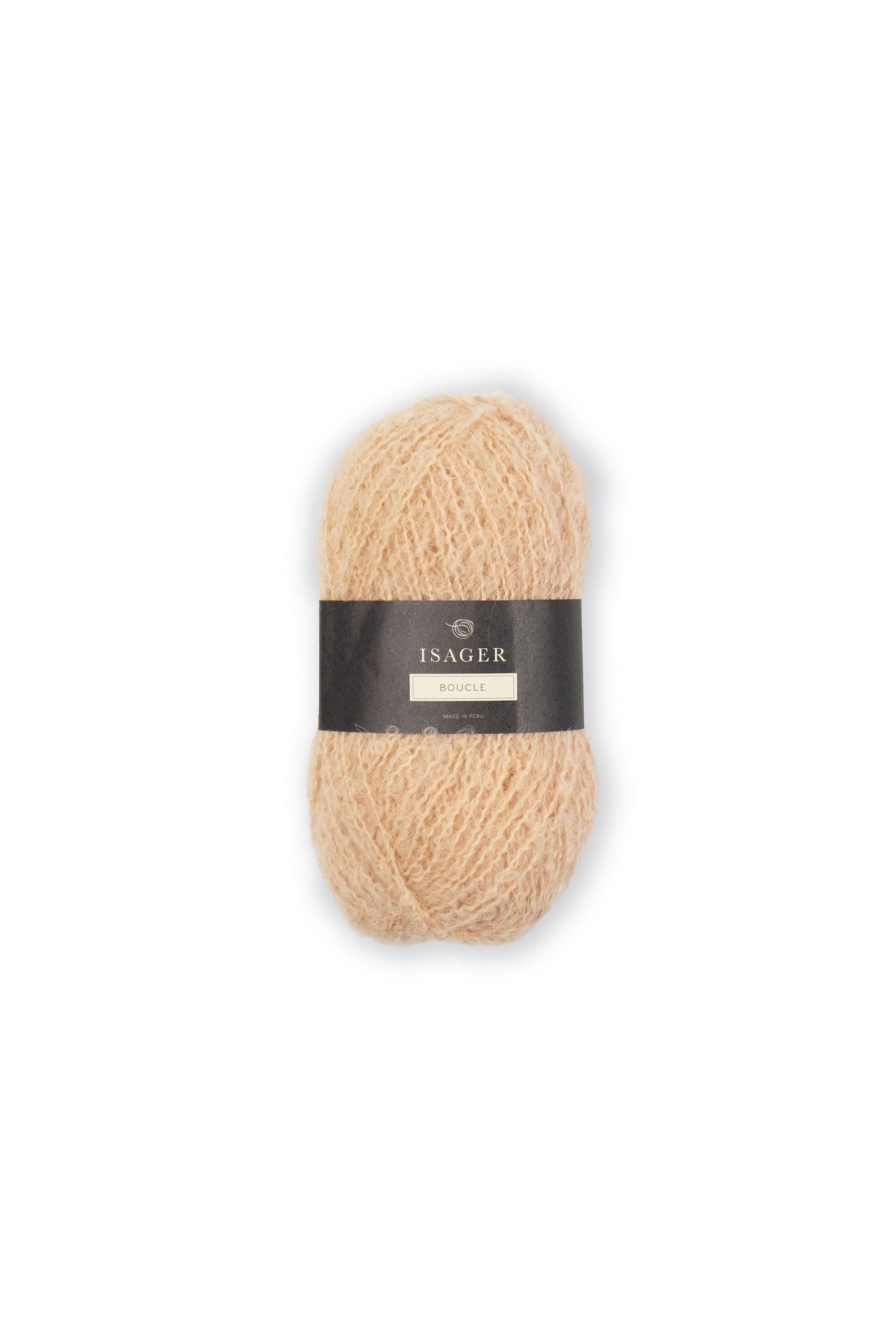 Bouclegarn Isager Bouclé farve 62 Fersken