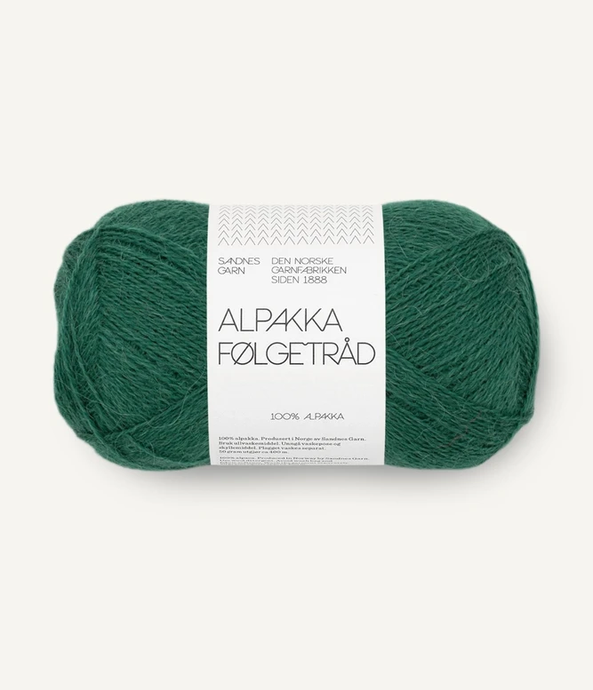 Garn Alpakka Følgetråd 7772 Rainforest