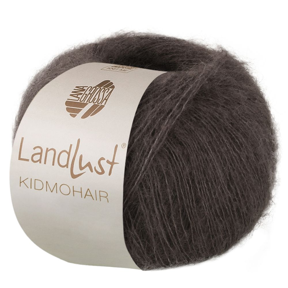 Garn Landlust Kidmohair 019 Gråbrun
