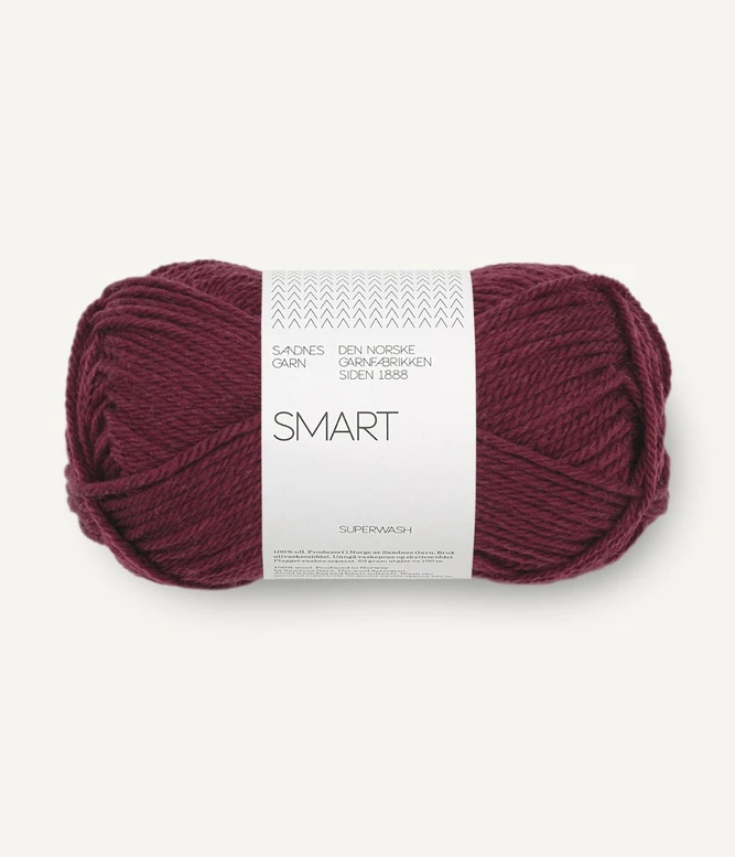 Garn Smart 4372 Burgunder