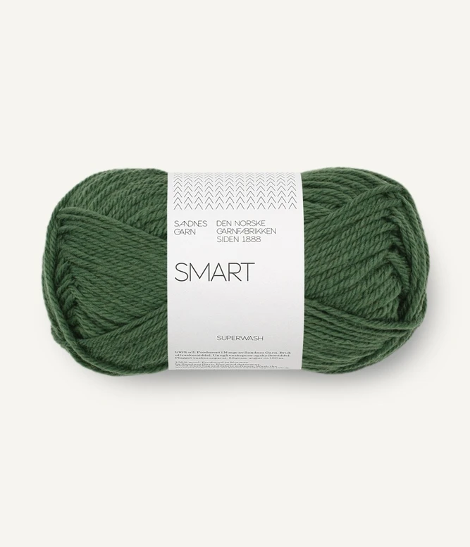 Garn Smart 8082 Skovgrøn
