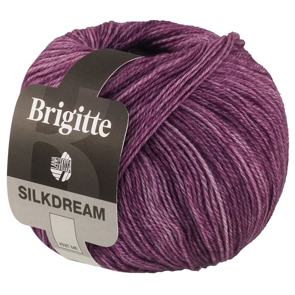 Garn Brigitte Silkdream 10 Rødviolet
