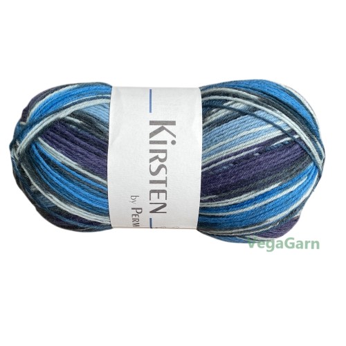 Multifarvet strømpegarn