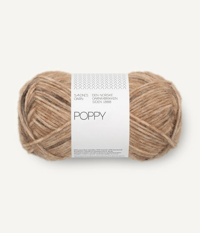 Garn Poppy 3400 Chocolate Chip Cookie