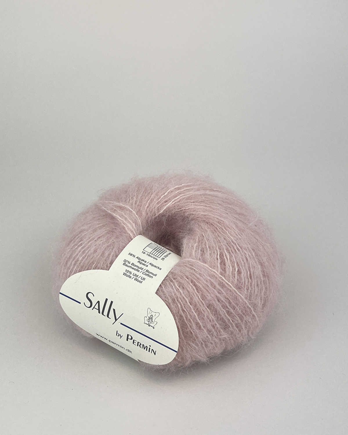 Børstet alpaca fra Permin