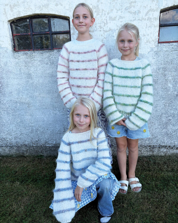 Strikkeopskrift til børnesweater
