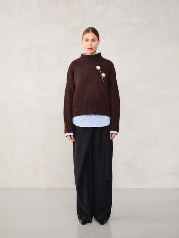 Strikkepskrift til en skøn bluse til kvinder