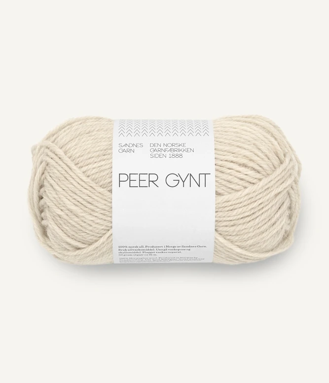 Garn Peer Gynt 2641 Naturmeleret