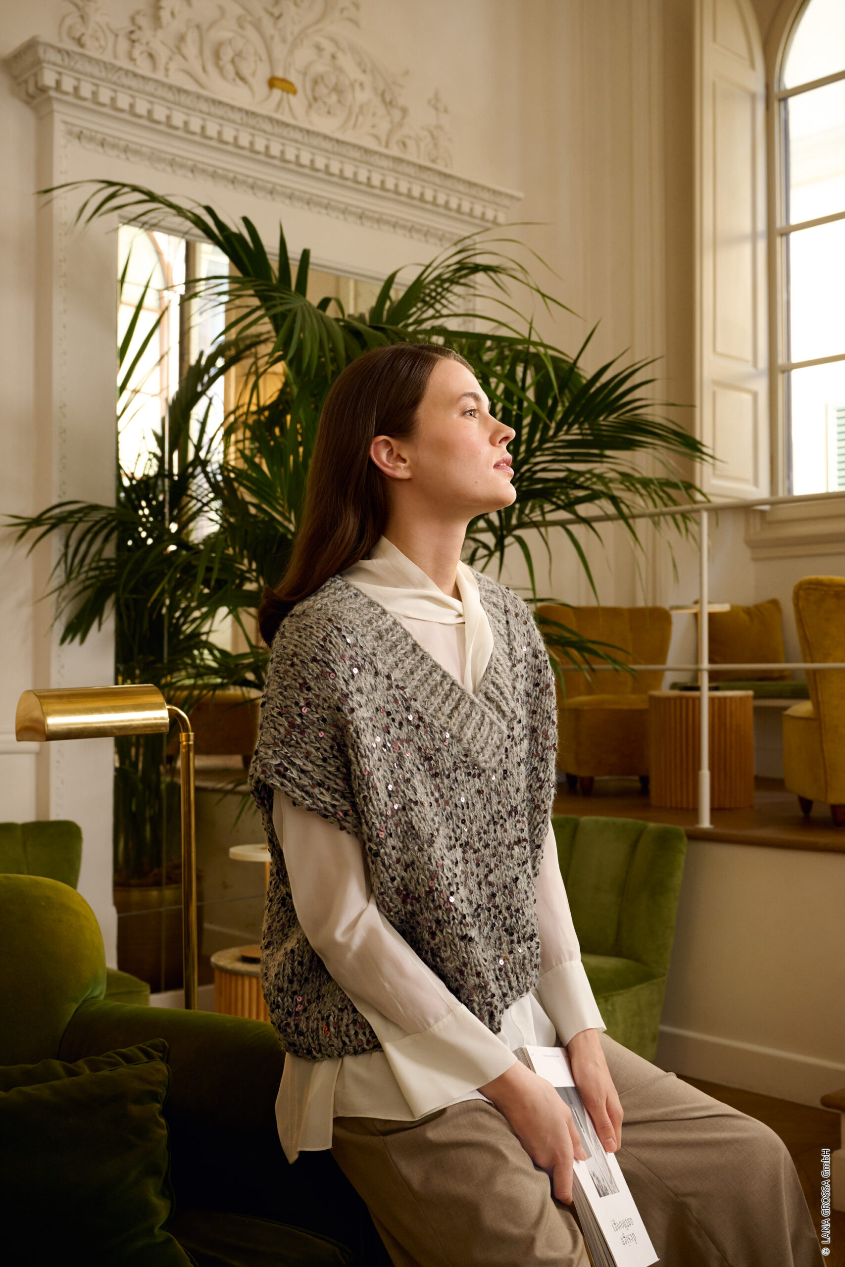 Slipover med pailetter