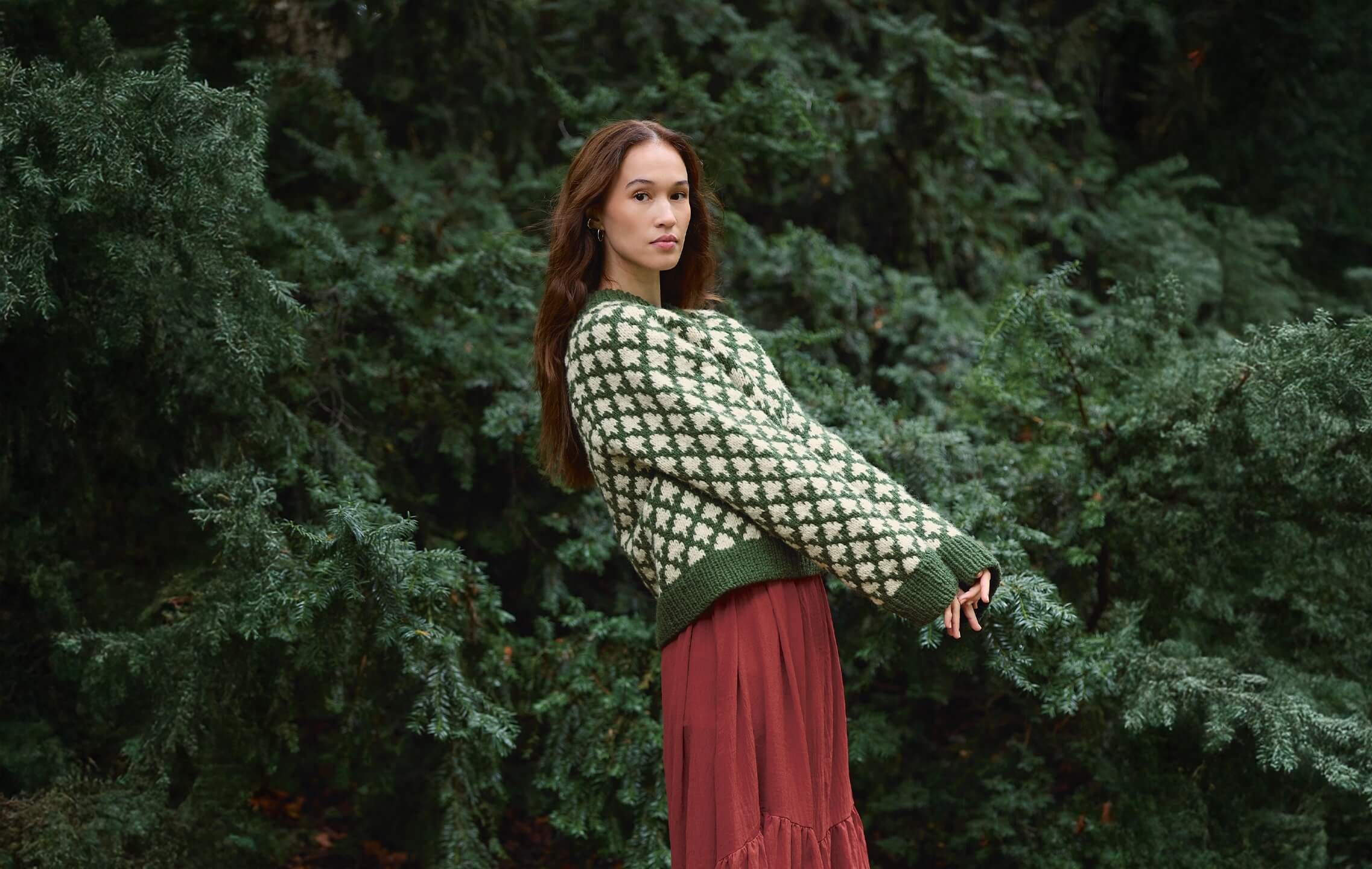 Colorful yarn collection