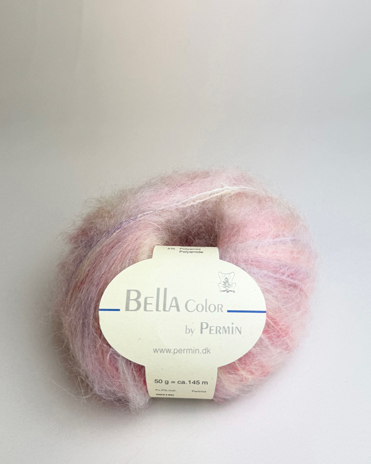 Tykt flerfarvet mohair