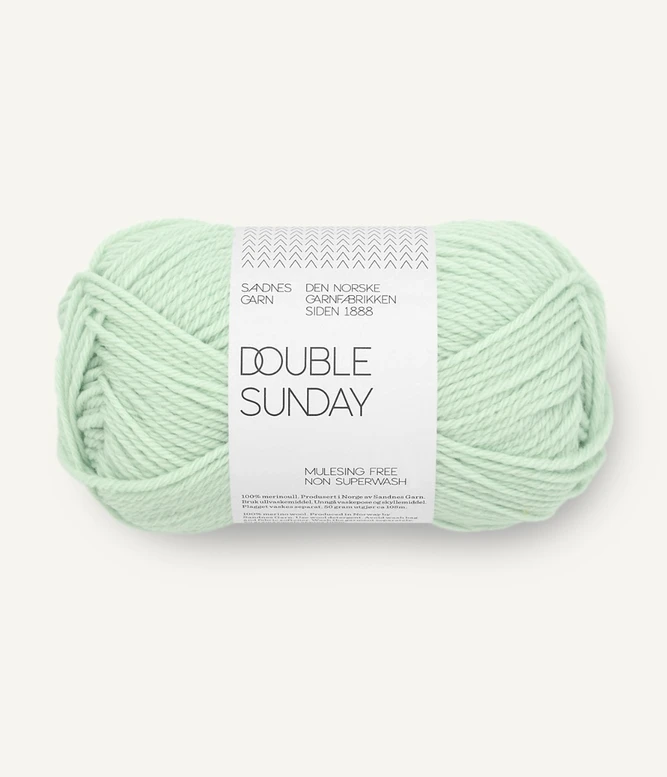 Garn Double Sunday 7911 Mint Green
