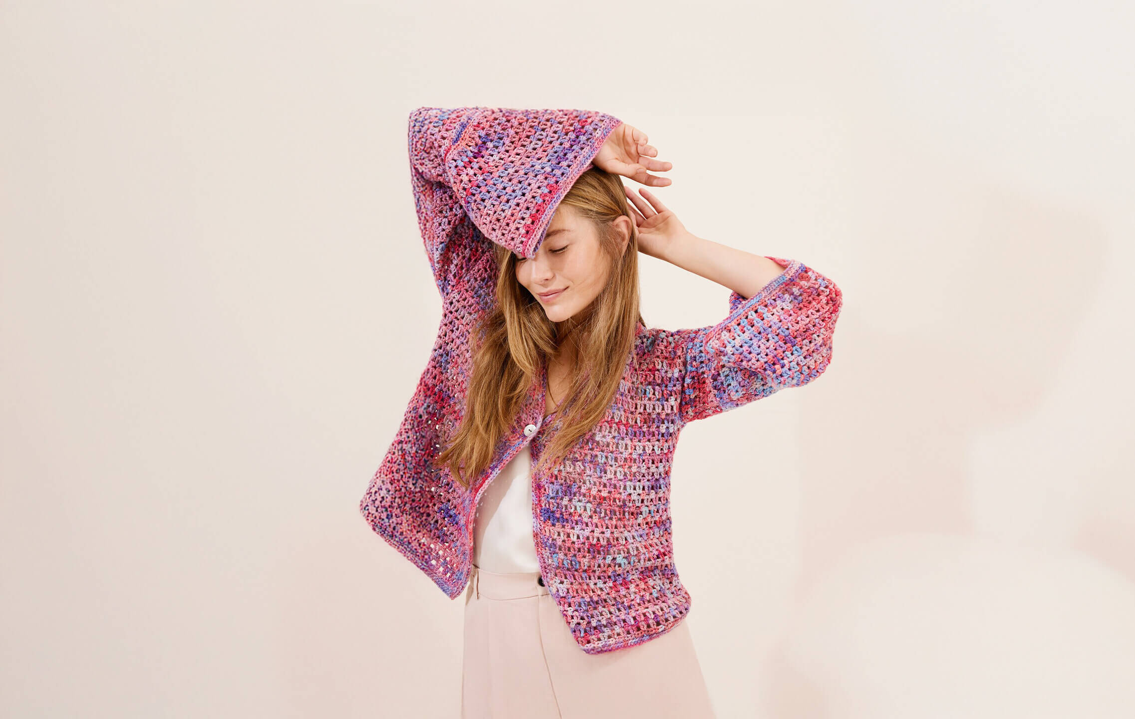 Colorful yarn collection