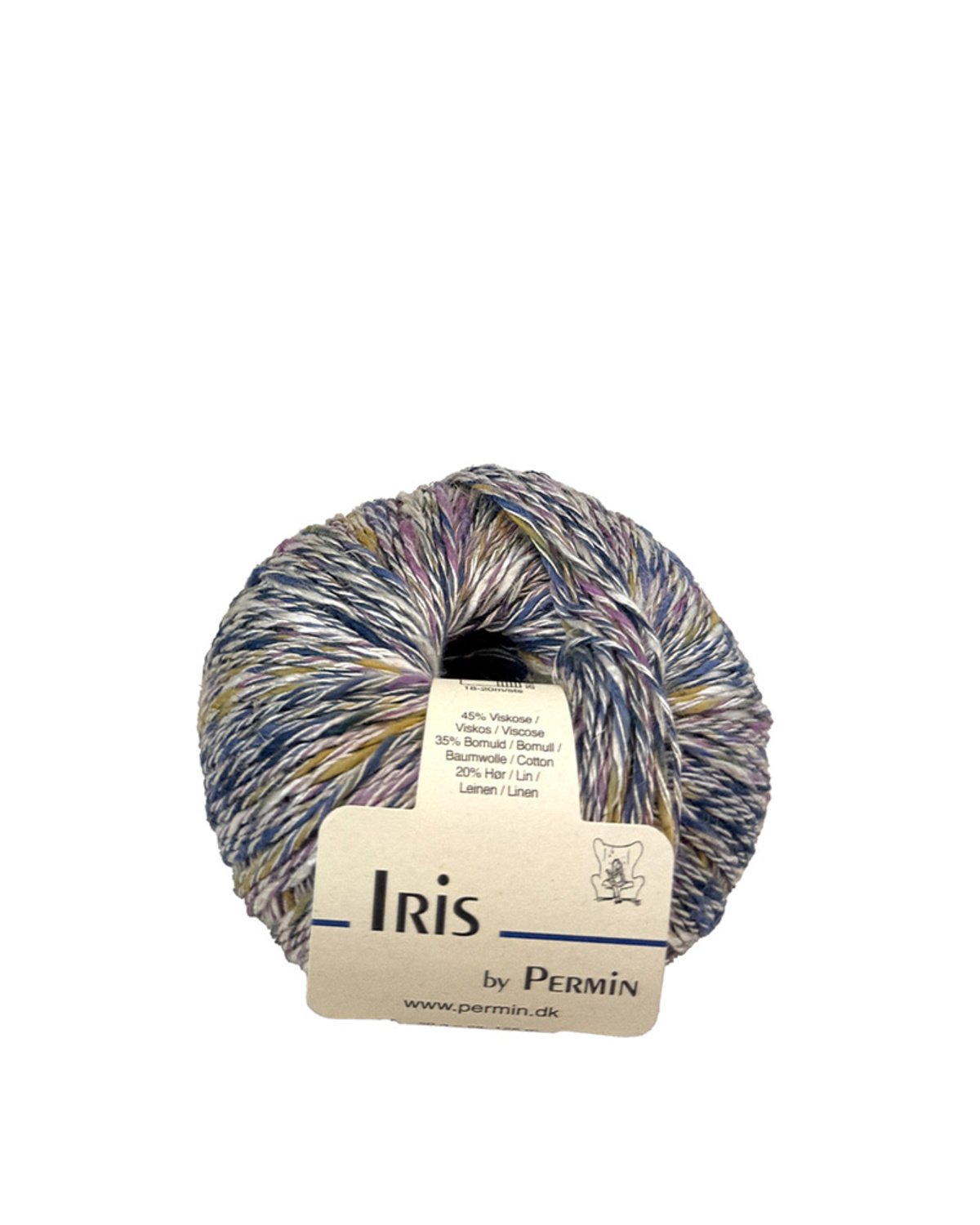 Garn Iris 889622 Blå/Pink Toner