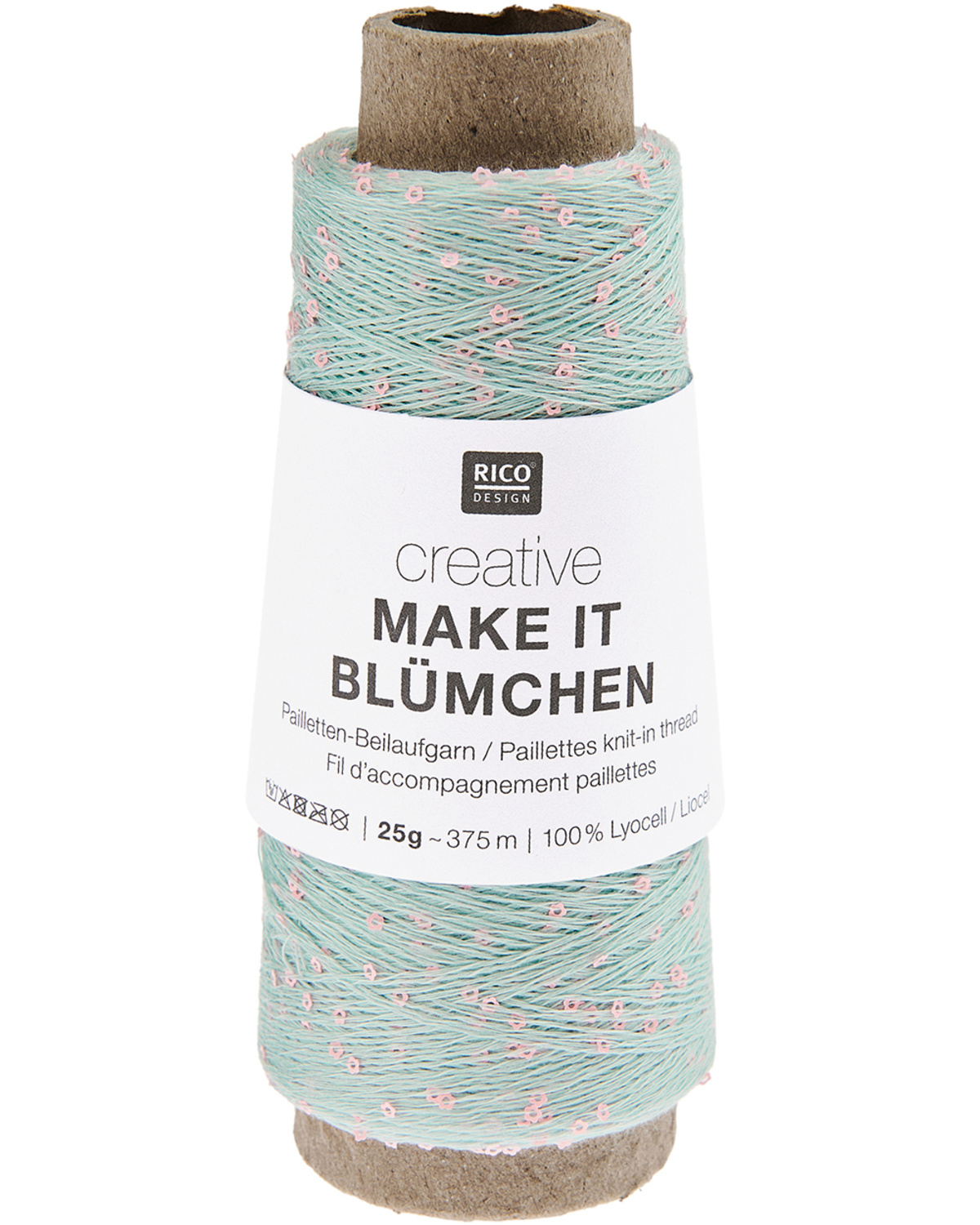Garn Make It Blümchen 009 Light Blue