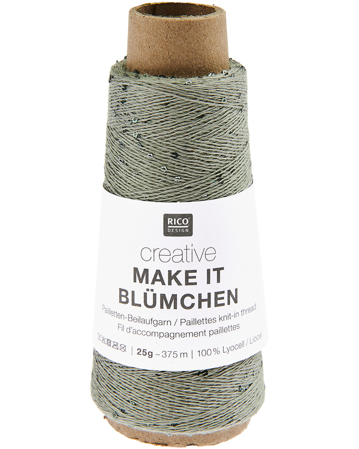 Garn Make It Blümchen 019 Silver