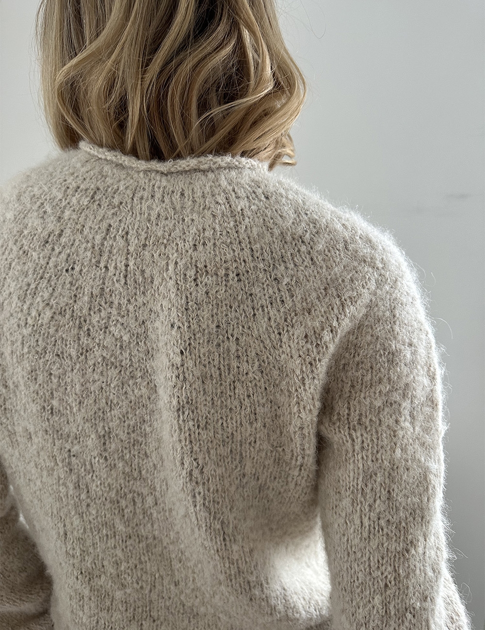 Plain Yoke Sweater 4