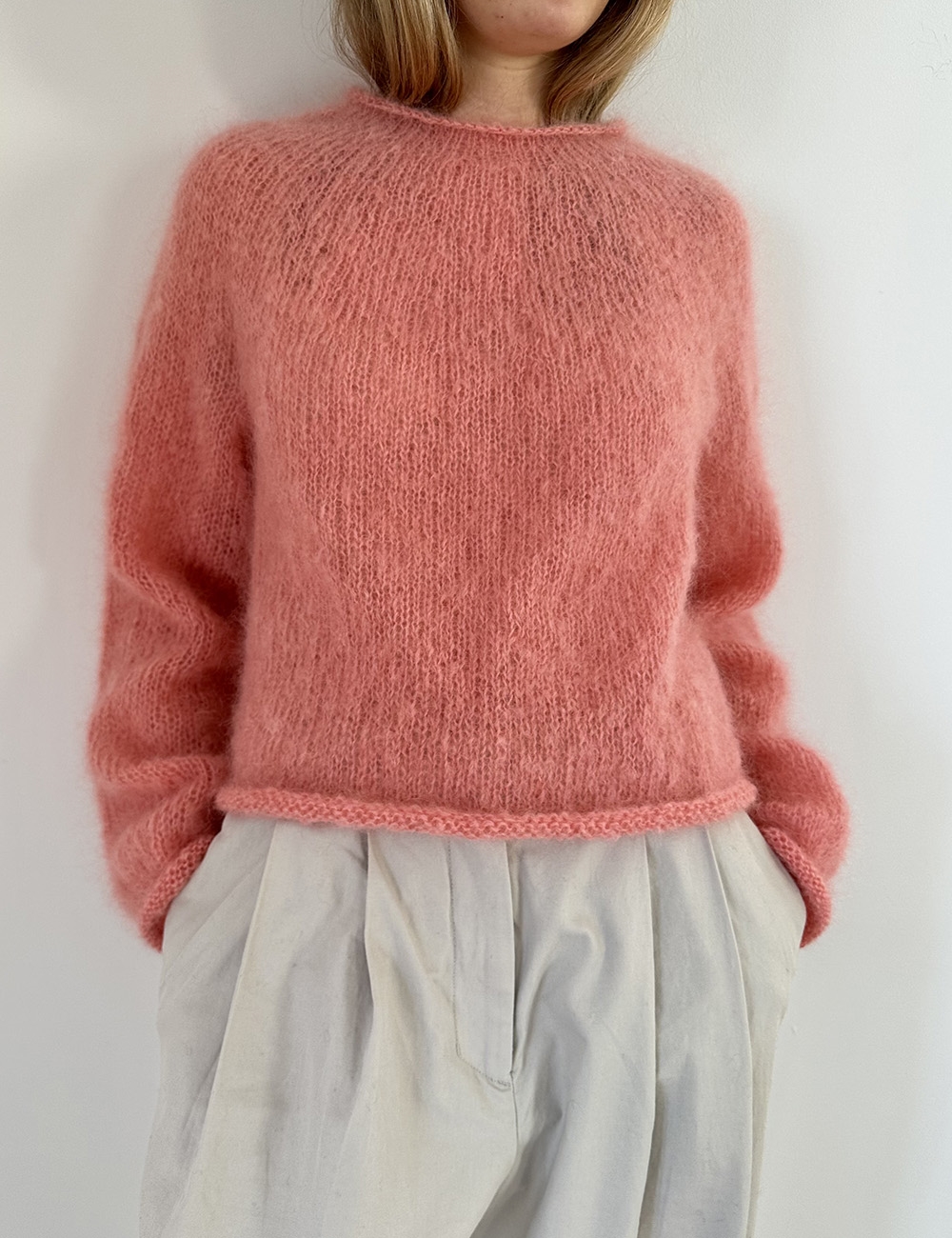 Plain Yoke Sweater 6