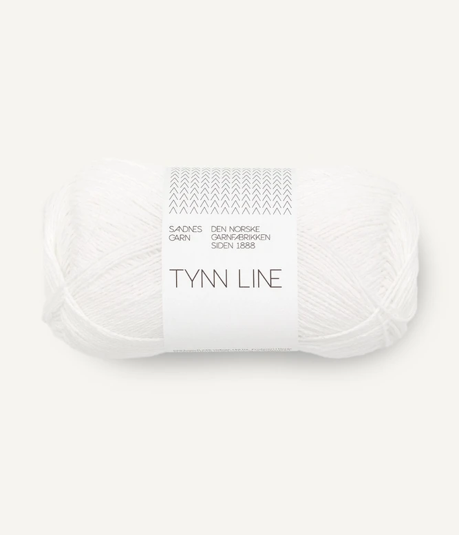 Garn Tynn Line 1001 True White