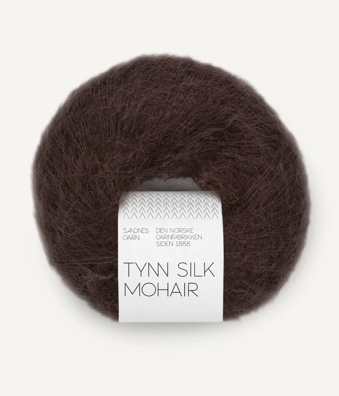 Garn Tynn Silk Mohair 3591 Chocolate Plum