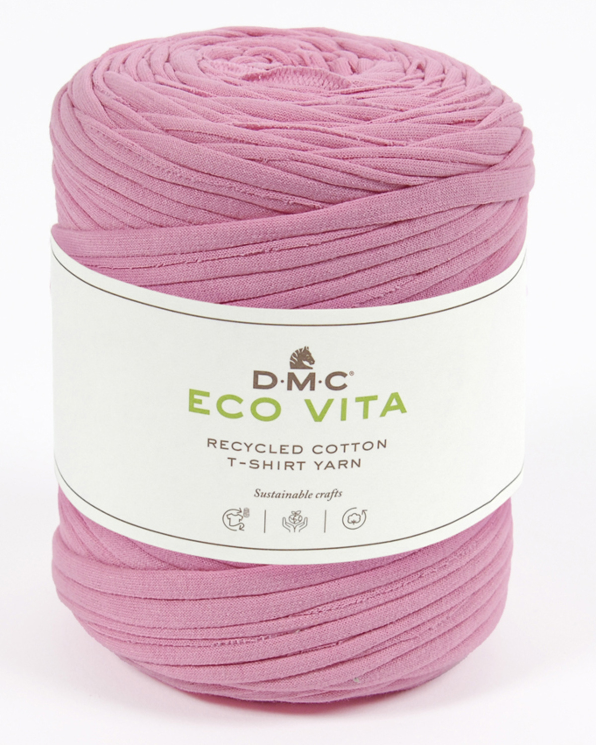ECO Vita T-Shirt Yarn i fucsia nuancer