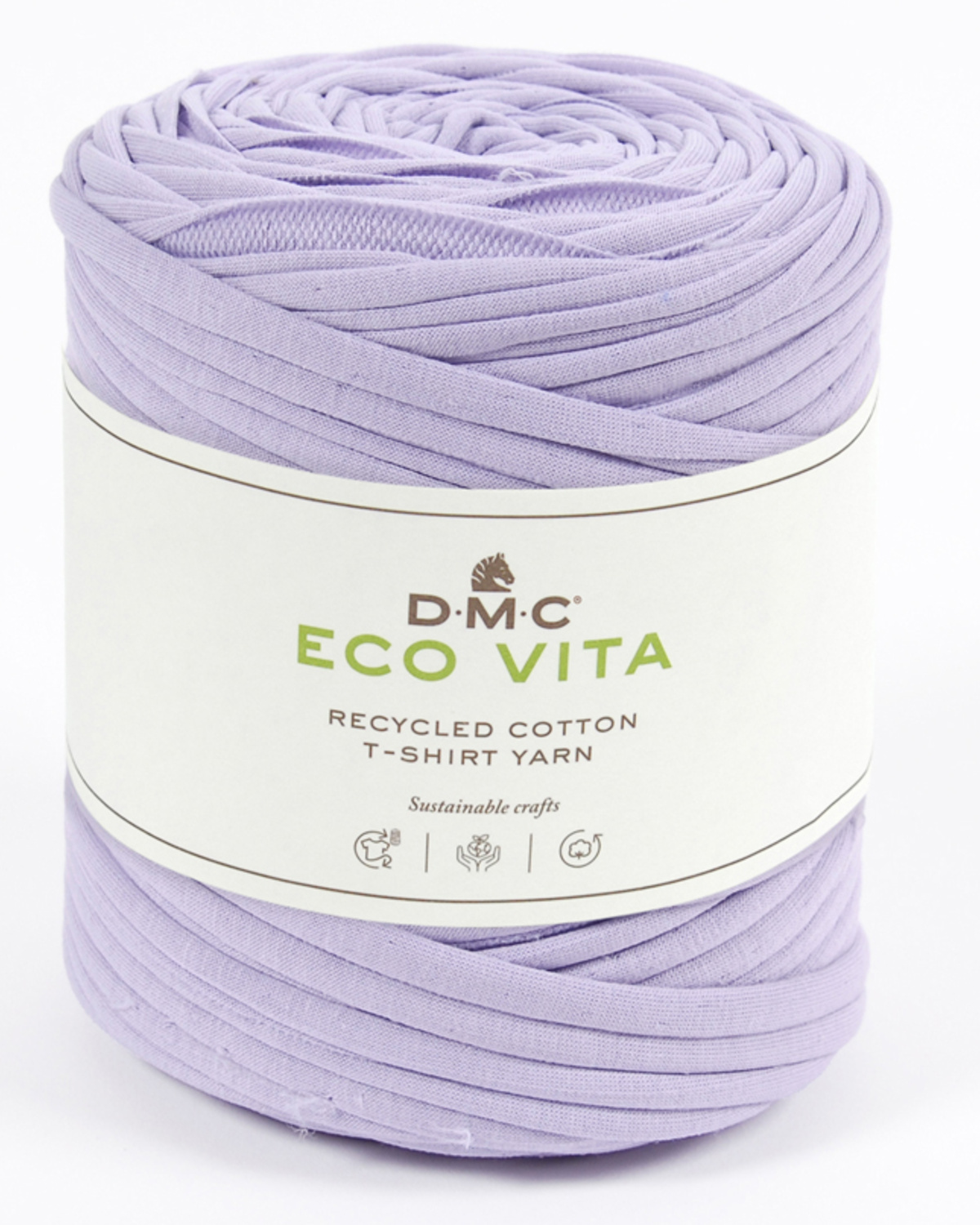 ECO Vita T-Shirt Yarn i Lilac nuancer