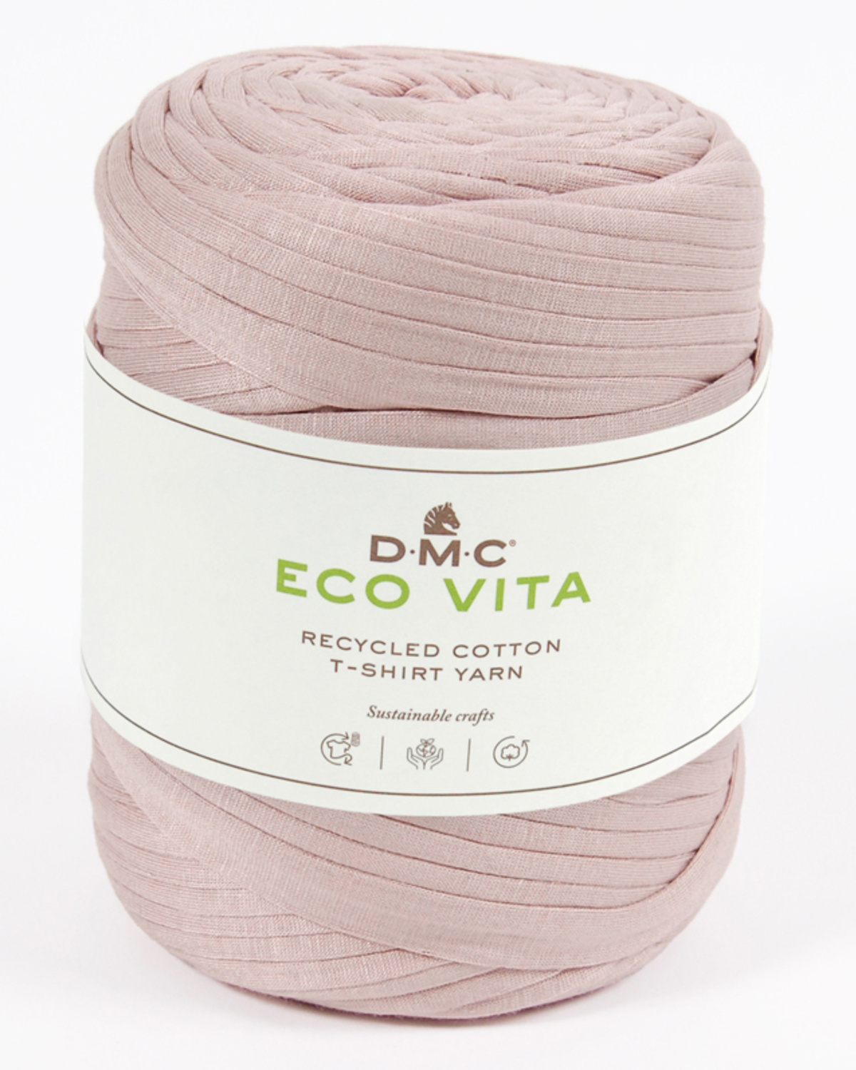 ECO Vita T-Shirt Yarn i Nude nuancer