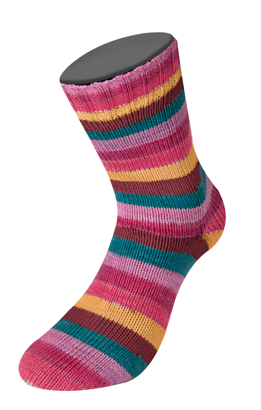 Strømpegarn i flotte farver