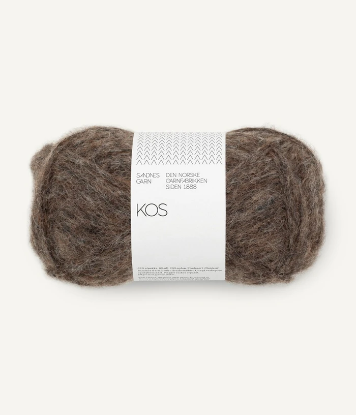 Garn Kos 2390 Skovbrun