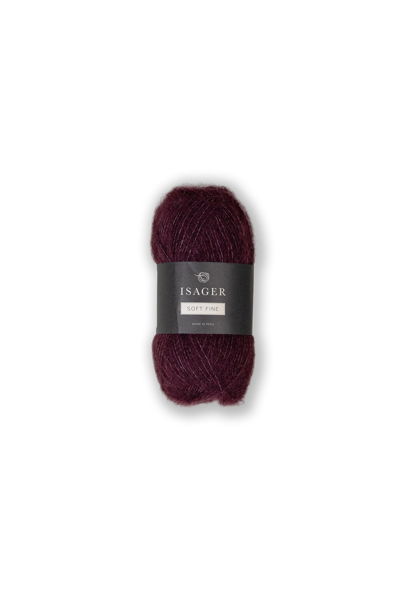 Garn Isager Soft Fine 36 Bordeaux