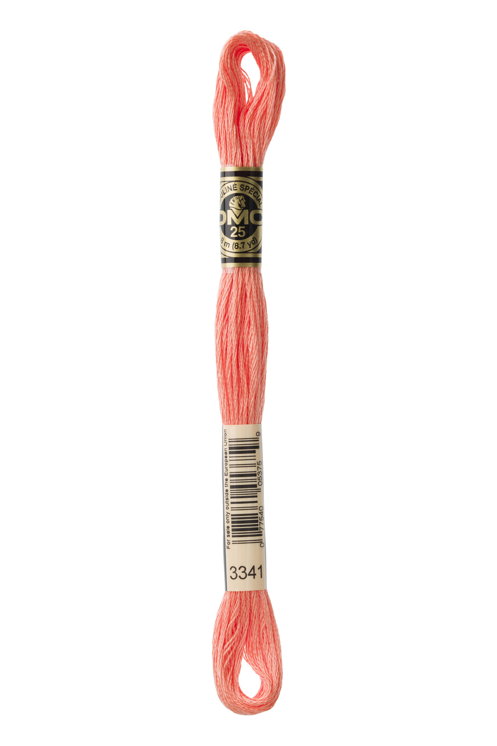 DMC Mouline Special 25 3341 Koral Broderigarn Mouline Spécial 25 "Amagergarn" farve 3341 Koral