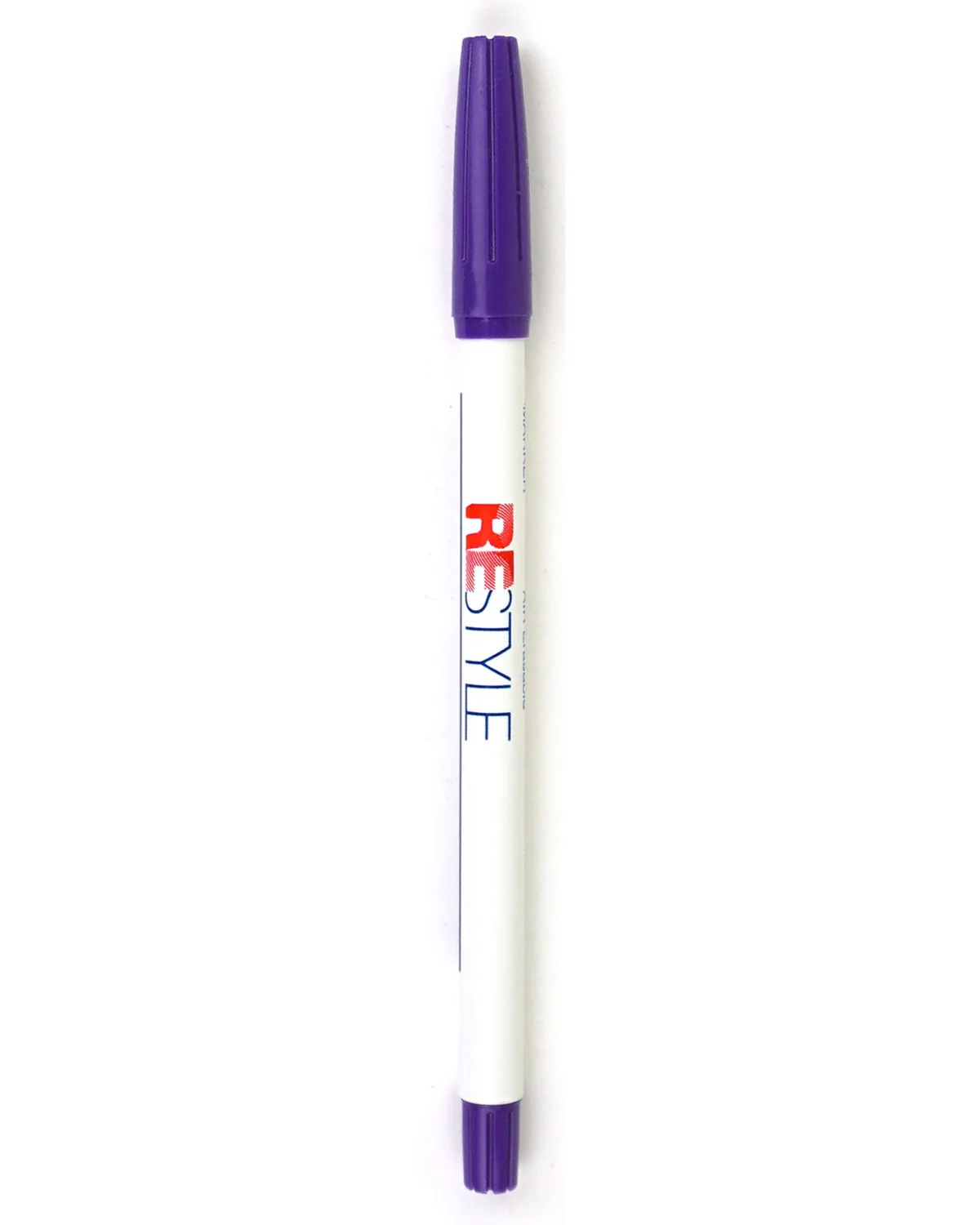 ReStyle Air Erasable Marker, lilla selvforsvindende tekstilpen på kort