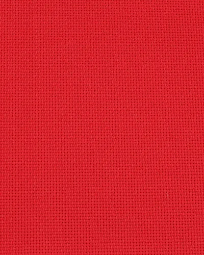 Julerødt Aida broderistof med 7,2 tråde pr. cm i 100 % bomuld, farven Christmas Red